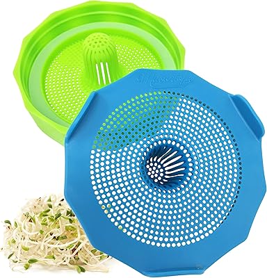 Kit de culture de micropousses en plastique masontop avec couvercles de germination à