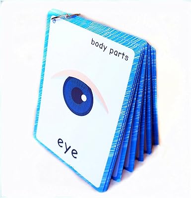 Cartes flash santsun 36 pièces sur les parties du corps pour les tout-petits