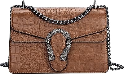 Sacs à bandoulière en chaîne pour femmes - sacs à main en cuir
