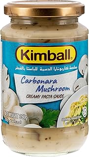 Sauce carbonara aux champignons kimball 350 grammes