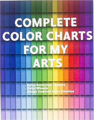 Nuanciers complets pour mes arts - thèmes d'échantillons de couleurs, roues chromatiques, palettes