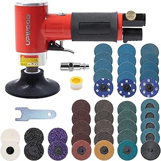 Meuleuse d'angle professionnelle 3" avec jeu de roues de blocage pivotantes polisseuse
