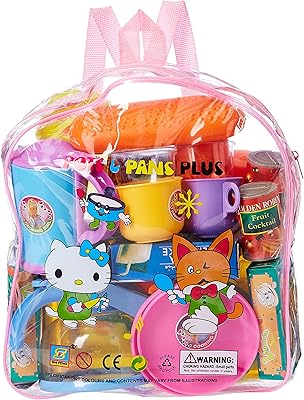 Ensemble de casseroles et poêles de cuisine à partir de 3 ans, multicolore