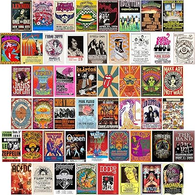 Collection d'images esthétiques de revêtements muraux d'album, 50 pièces d'affiches de décoration