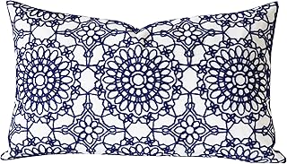 Housse de coussin lombaire décorative brodée slow cow, taie d'oreiller rectangulaire 12 x