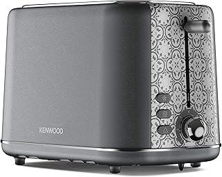 Grille-pain kenwood abe grey à 2 emplacements tcp05.a0gy avec 7 niveaux de grillage