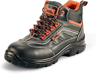 Chaussure de sécurité en cuir s3 src pour hommes, bottes de travail