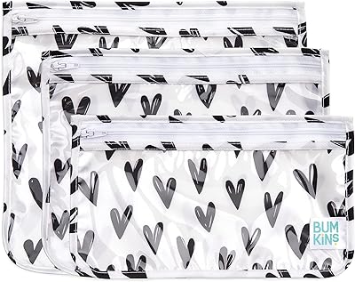 Trousse de toilette de voyage approuvée par la tsa pumkins, litre avec côtés