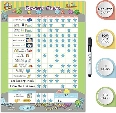 Tableau magnétique bahaviour pour les enfants à la maison, tableau des tâches réutilisable