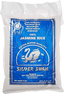 Silver swan milagrosa peras wangi mapango riz au jasmin parfumé, paquet de 5