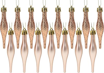 Christmas conceptspack de décorations en forme de gouttelettes de 15 à 8,5 cm