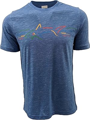 T-shirt à col rond doux au toucher avec logo big shark de greg