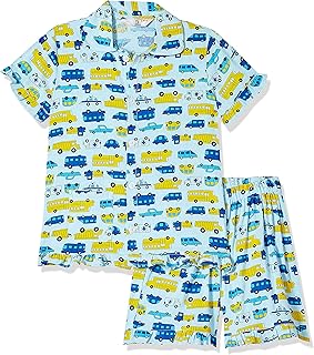 Pyjama pour fille et t-shirt avec short en coton mélangé de longies