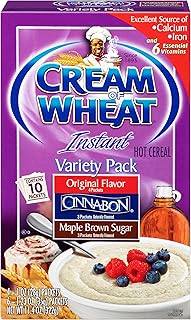 Céréales chaudes instantanées à la crème de blé pack varié de trois