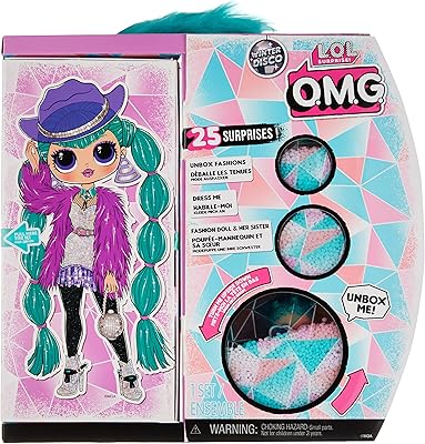 Poupée mannequin l.o.l surprise omg disco cosmic nova en style hivernal avec sa