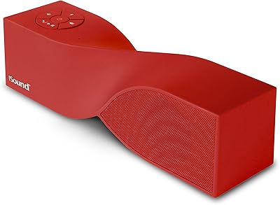 Mini haut-parleur et haut-parleur bluetooth portable isound isound-6367 (rouge)