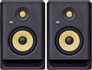 Paire de moniteurs de studio professionnels krk rb5 5 pouces double ampli 5