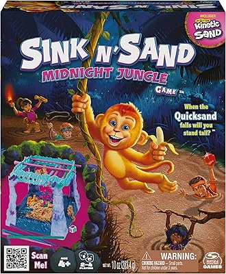 Sink n sand midnight jungle jeu de société exclusif amazon avec kinetic sand idée cadeau sensorielle amusante pour les enfants d'âge préscolaire et les enfants de 4 ans et plus. Diaytar : Le discount intelligent pour consommateurs avisés