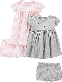 Ensemble robe deux pièces à manches courtes et sans manches pour bébés filles