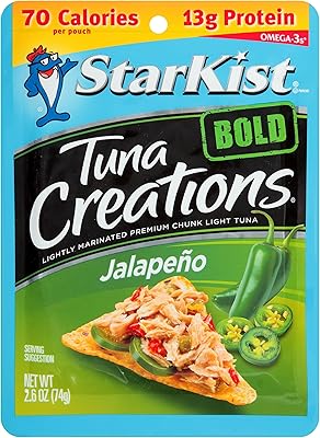 Starkist tuna creations bold jalapeno, 2,6 oz