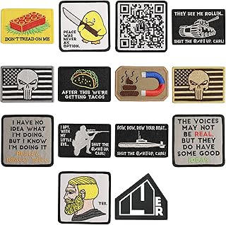 14 er patchs de moral militaire tactique (14 pièces) | crochet et boucle. Diaytar Sénégal : Innovation digitale et prix attractifs