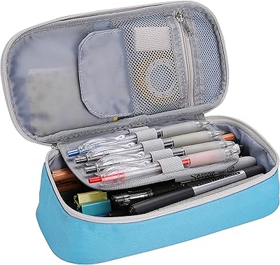Trousse à crayons procase de grande capacité pour étudiants, porte-papeterie, organiseur de bureau