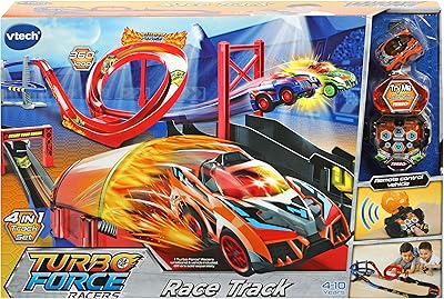 Piste de combat et piste de course vtech turbo force, multicolore, vt80-517503