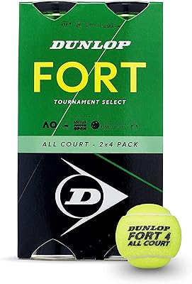 Balle de tennis dunlop fort all court ts - pour terre battue, terrain