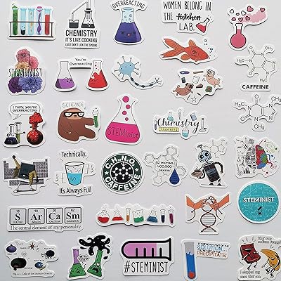 50 affiches d'étudiants en sciences et chimie pour bouteilles d'eau expériences de changements