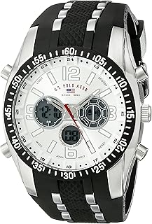 U.s. polo assn. montre à quartz pour homme avec affichage analogique-numérique et bracelet