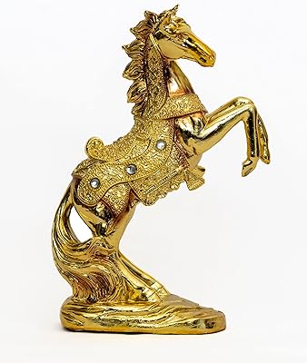 Cristal 10,5 pouces étalon d'amour/jouets couleur laiton statue de cheval figurines debout, fond cheval art figurine décoration de la maison pièce d'accent figurines de chevaux. Vos marques préférées à prix réduits sur Diaytar