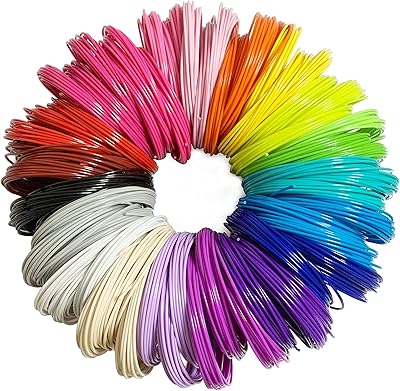 Lovejoyou lot de 20 filaments pour stylo 3d recharges pla