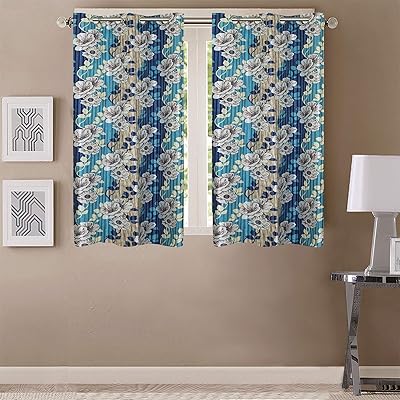 Rideau de fenêtre queensliving garden county de 5 pieds - paquet de 2