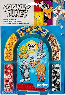 Perler looney tunes fusion bead set pour enfants et adultes, différentes tailles