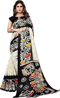 Sari khadi pour femme avec chemisier