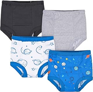Sous-vêtements d'apprentissage de la propreté gerber 4 pièces pour jeunes garçons, bleu