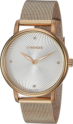 Montre décontractée wenger urban donnissima à quartz suisse pour femme, or, 16,5