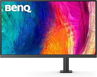 Moniteur benq ergoarm 4k 32 pouces pd3205ua uhd, srgb, rec.709, hdr10, ips, aqcolor