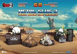 Best kingdom metal slug 3 ensemble de voitures à tirer pbc-011, multicolore