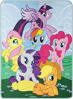 Couverture imprimée my little pony de hasbro "rejoignez le troupeau", 46" x 60"