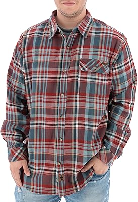 Chemise à manches longues en flanelle backcamp pour hommes