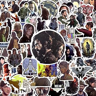 Yezmo 100 pcs autocollants de la série télévisée the last of us