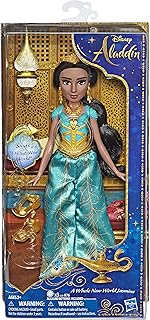 Poupée jasmine chantante disney avec tenue et accessoires, inspirée du film d'action