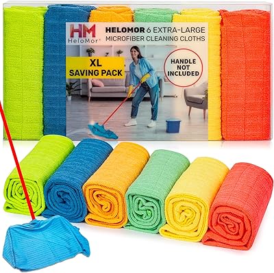 Chiffon de nettoyage en microfibre extra large pour sol, 30 x 18 paquet