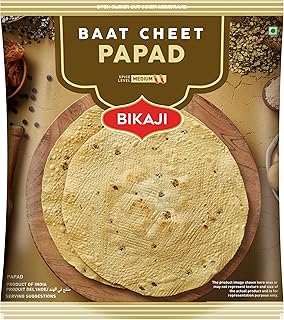 Bikaji papad baat-cheet sachet de 200 g | croustillant et croquant | légèrement