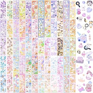 60 feuilles d'autocollants coréens par henzik autocollants kpop déco pour cartes