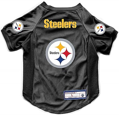 Maillot extensible pour animaux de compagnie littleworth nfl pittsburgh steelers, petit (320156-stlr-s)