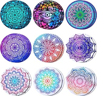 18 pièces autocollant rond de plaque métallique de support d'aimant de téléphone pour support de voiture magnétique de téléphone, support magnétique universel, plaques de montage de téléphone magnétique, pièce adhésive en métal pour support de téléphone magnétique, motif mandala. Le discount haut de gamme, c'est possible avec Diaytar