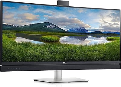 Moniteur incurvé dell c3422we wqhd wled lcd avec bord d'écran incurvé - 21:9