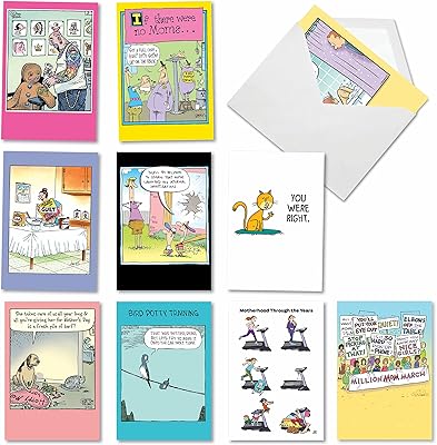 Nobleworks - 10 cartes assorties pour la fête des mères avec enveloppes